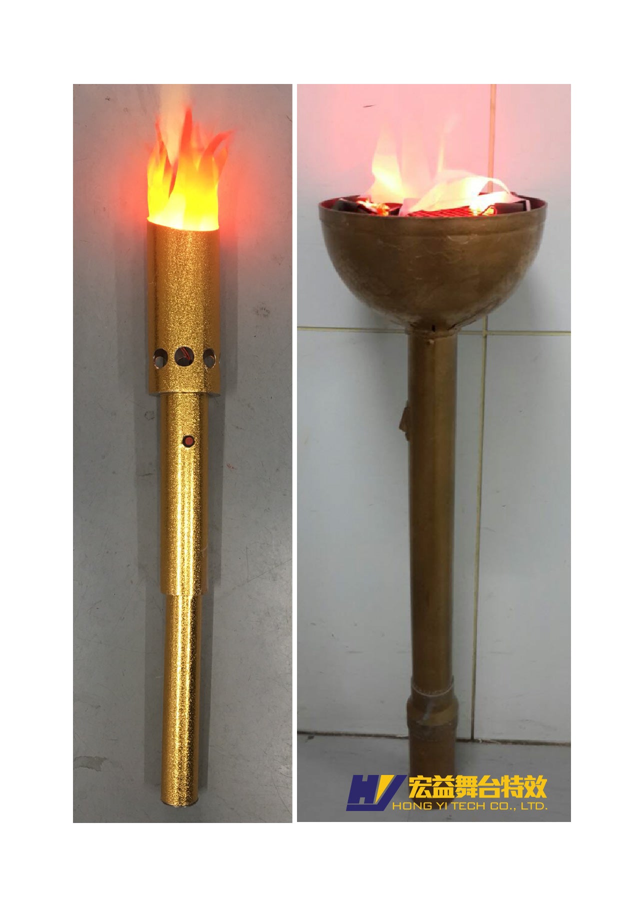 4-5-3 holding a fake torch (Fake Torch)