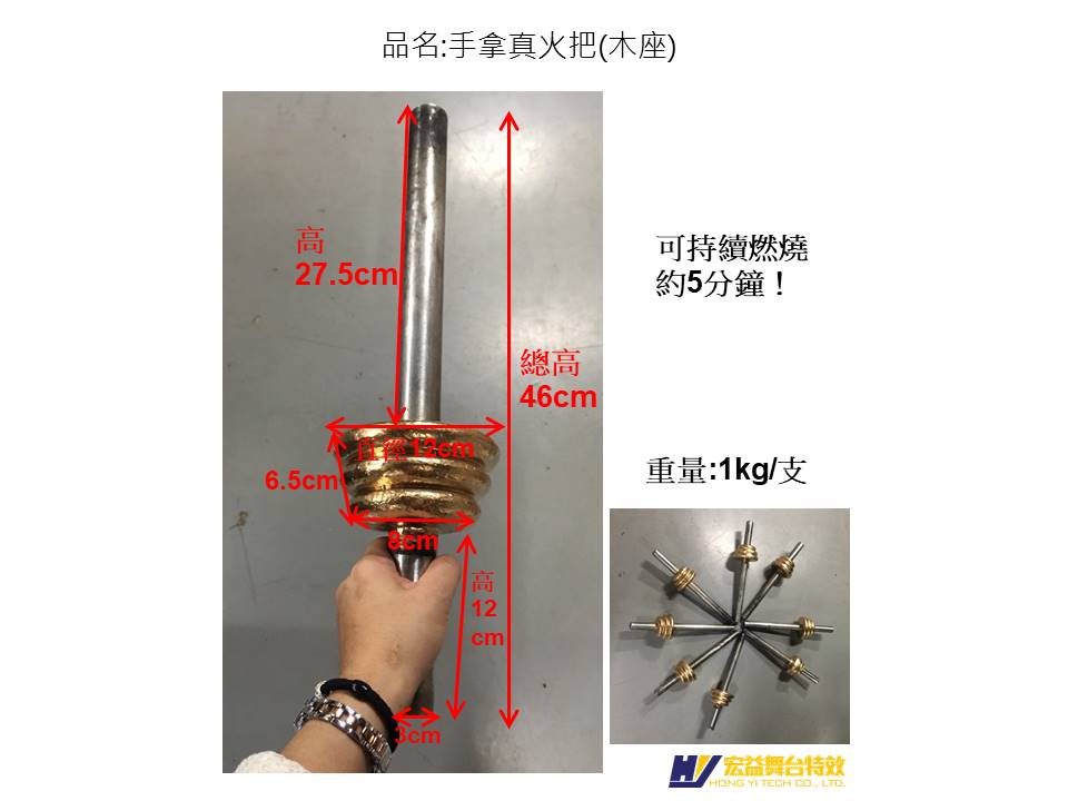 4-5-4 holding a real torch (Torch)
