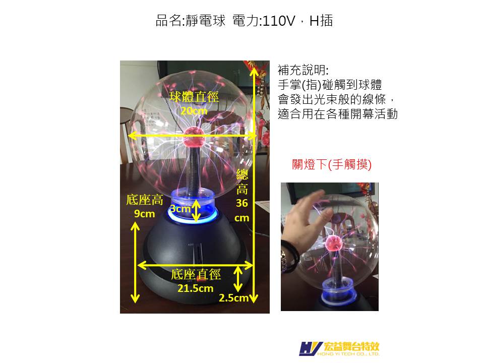 4-4-1 Plasma Ball
