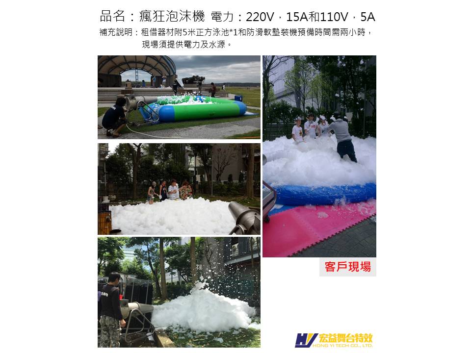 5-2-4 Storm Foam Machine