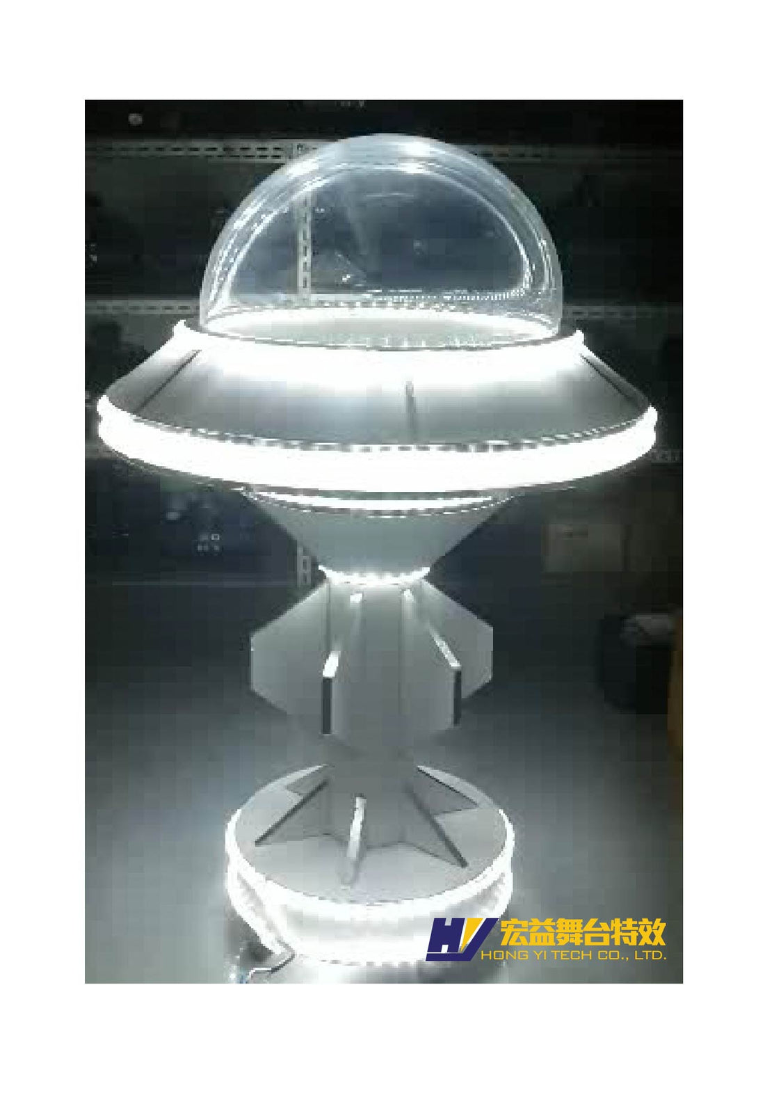 4-1-4 飛碟LED燈飾台 (UFO LED Prop) – 宏益舞台特效有限公司